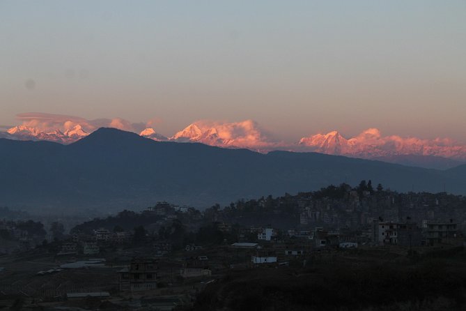 Mt Everest view from Nagarkot -hiking to Changu UNESCO site - Leaving Kathmandu for Nagarkot at 2,175 meters