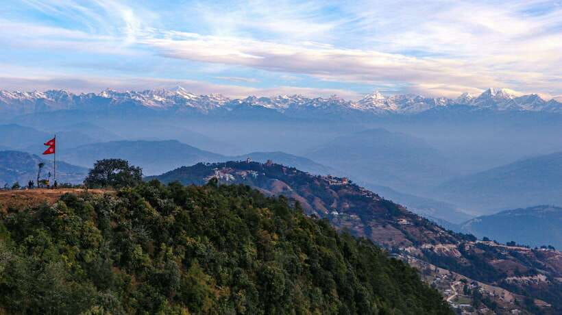 Nagarkot Sunrise and Hike to Changu Narayan Temple - Walking through villages and terraced fields