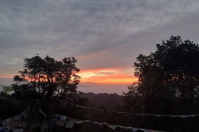 Nagarkot Sunrise & Bhaktapur Durbar Square UNESCO Heritage Tour - Nagarkot View Tower before dawn