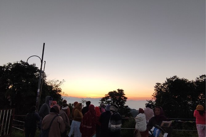 Nagarkot Sunrise Tour - Watching sunrise from Nagarkot View Tower