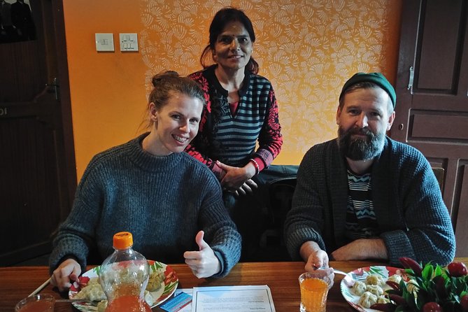Nepalese Momos or Dal Bhat Cooking Class (Cook with Delight) - The family welcome is part of the meal