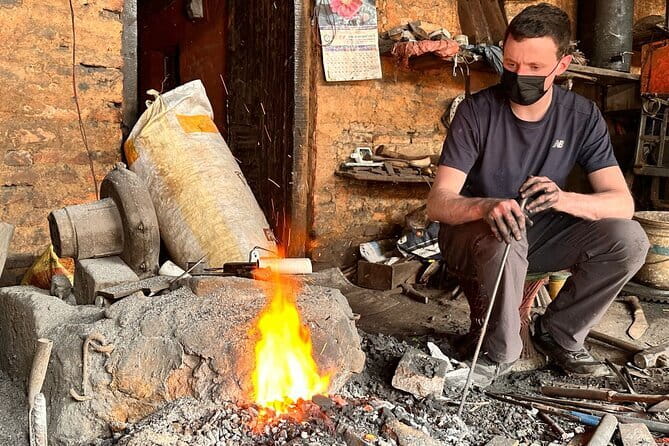 Original Gurkha Knife Making Activity Tour in Kathmandu 4-5 Hrs. - Grinding, buffing, and polishing