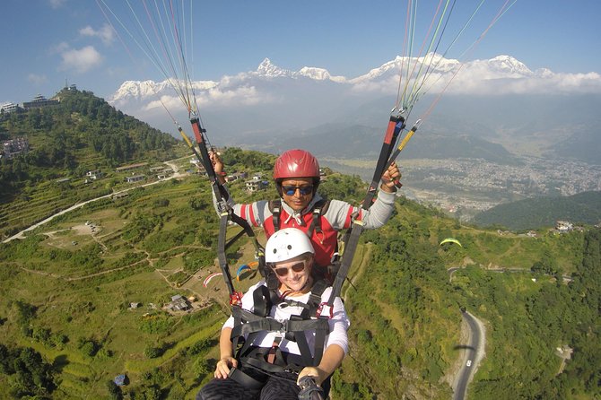 Paragliding at Sarangkot Pokhara - The morning pickup from Lakeside