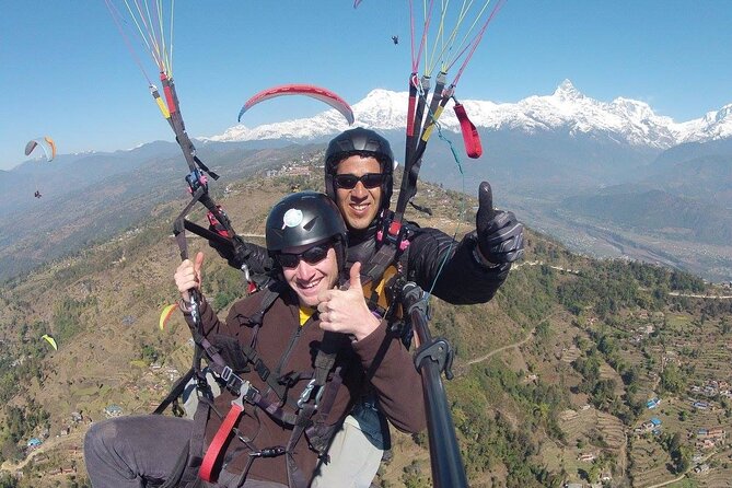 Paragliding Tandem Flight from Pokhara with Photos and Video - Starting above Pokhara at Sarangkot