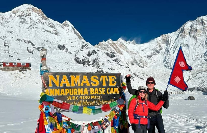 Pkr/Kathmandu: 5-Day Annapurna Base Camp & Hot spring Trek - Day 2: Forest, waterfalls, and the climb to Deurali