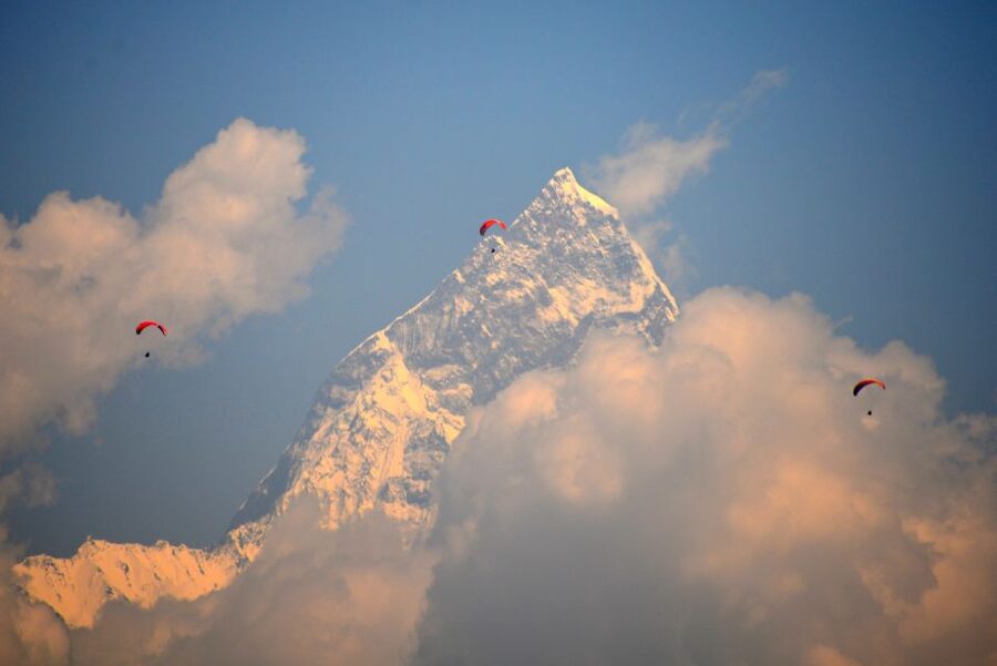 Pokhara: 30-Minute Tandem Paraglide - Preparing for Takeoff at 1,800 Meters