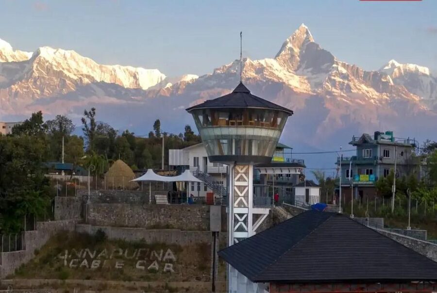 Pokhara: Cable Car Tour - Bird Eye View of Mountain & Lake - At the Annapurna Cable Car station