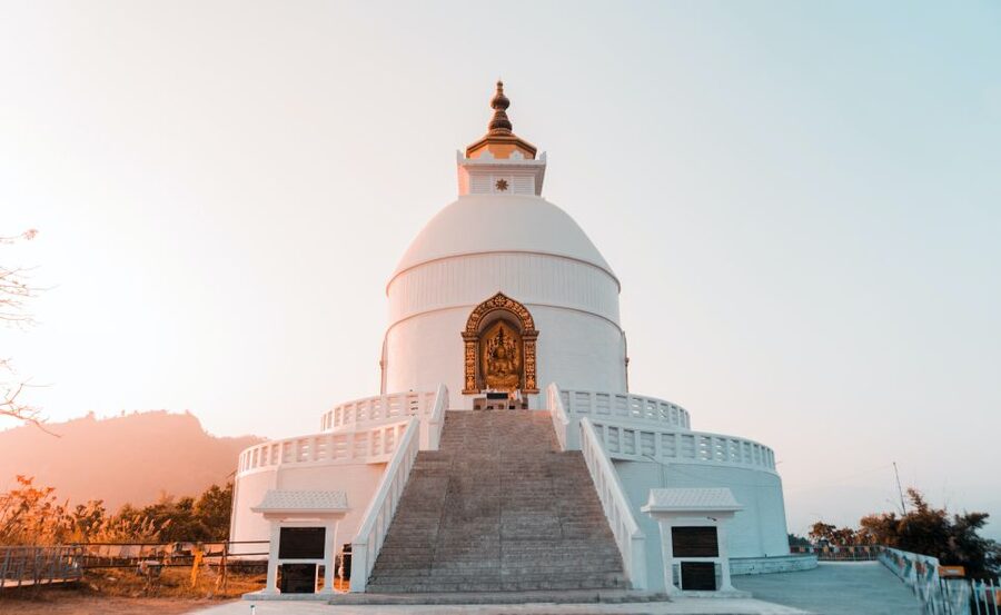 Pokhara: Golden Hour at Peace Pagoda - Himalayan Sunset Tour - Hotel pickup and the short drive from Pokhara