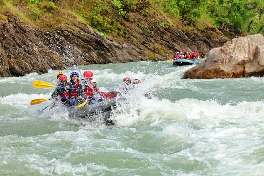 Pokhara: Half Day Upper Seti Rafting & Paragliding adventure - The transfers, snacks, and media package