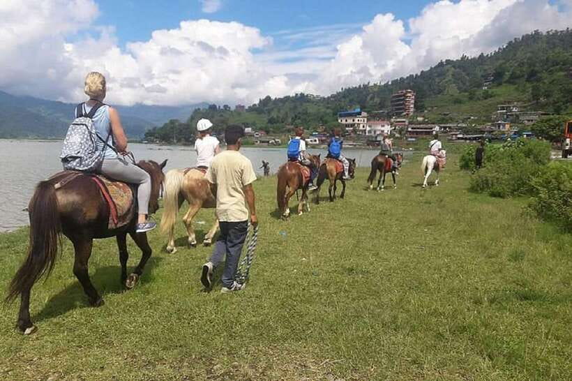 Pokhara: Horseback Riding Adventure with Hotel Pickup - The uphill route and mountain viewpoint