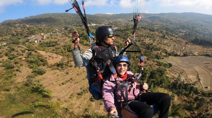 Pokhara: Paragliding over Phewa Lake with Panoramic View - The Sarangkot briefing and takeoff