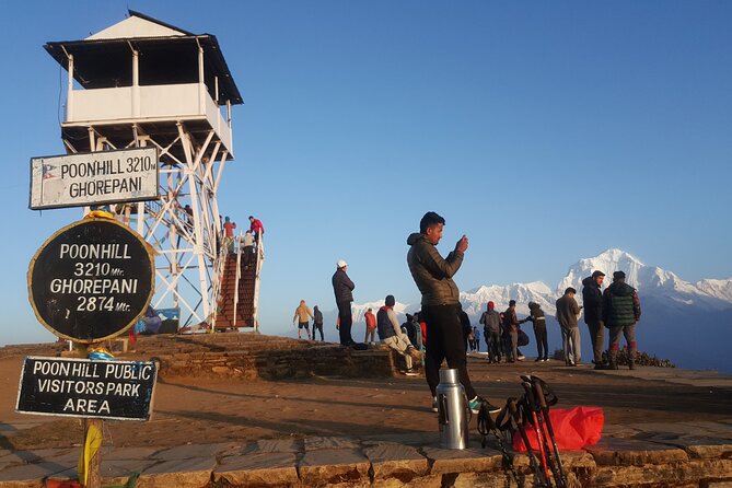 Poon hill Trek 3 days - Poon Hill sunrise and the wide Himalayan view