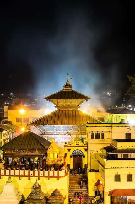 Sacred Pashupatinath: Aarati,Cremation Rites & Boudha Stupa - Boudhanath Stupa, prayer wheels and the daily kora