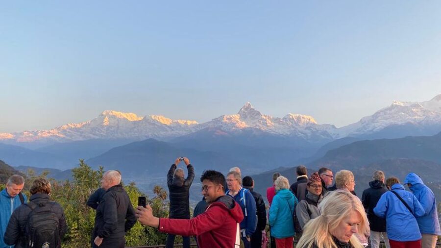 Sarangkot sunrise Tibetan cultural tour - Tashiling, carpets, photographs, and Tibetan medicine