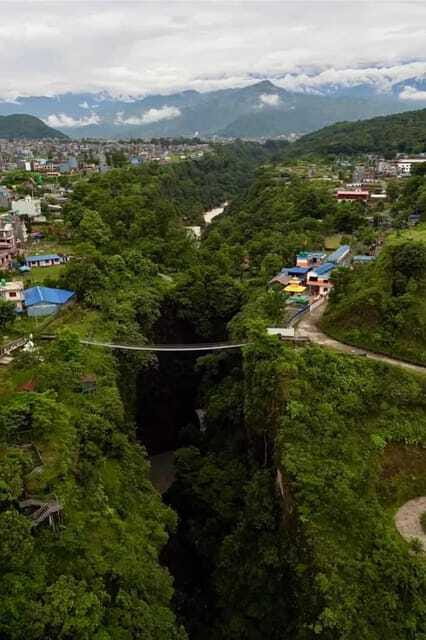Seti George and Thrilling Suspension Bridge Tour at Pokhara - The viewpoint gives you the wide picture