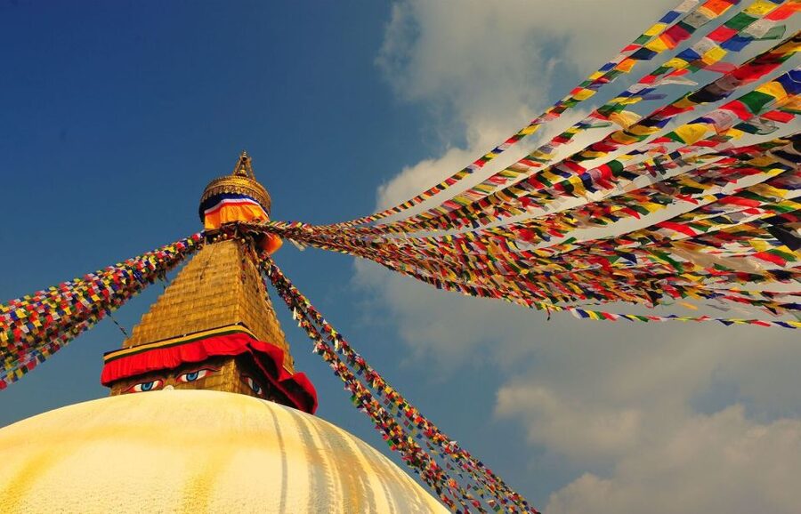 Spiritual Nepal: Expert insight into Multifaith Journey - Starting at Hotel Marshyangdi and heading to Boudhanath