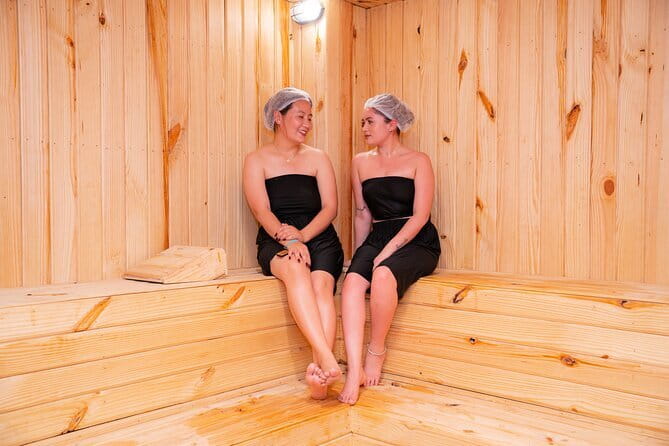 Unlimited Sauna Steam and Jacuzzi - Separate Sections for Privacy